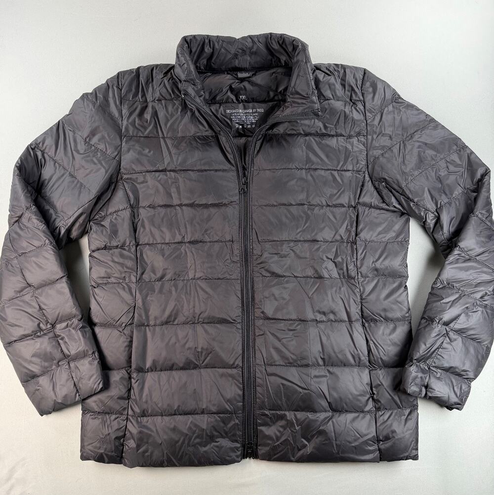 TKEQ EZ Packable Winter Puffer Down Jacket in Black (Women's XXL) - MSRP $115